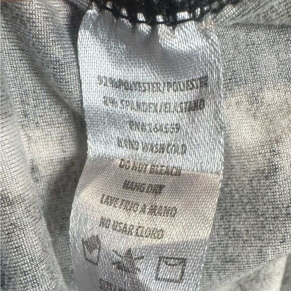 Black half and half lightning strike color block leggings size OS - Picture 6 of 6